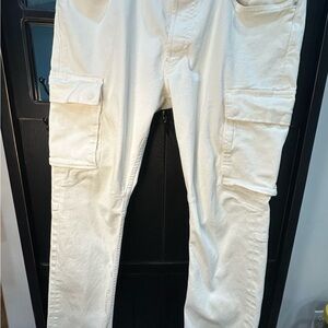 Men's white Cargo Pants